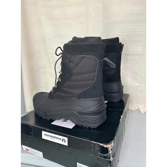 Weatherproof Badger II Waterproof Winter Boots Black Mens Size 13M main image 15